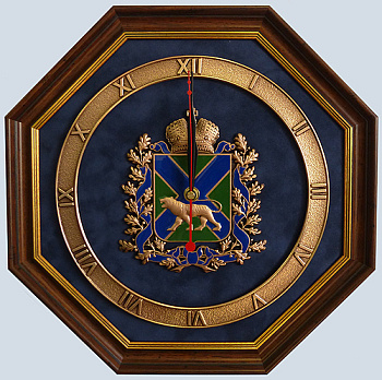 Настенные часы "Герб Приморского края"