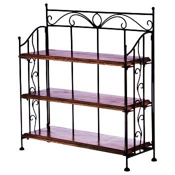 ЭТАЖЕРКА ПРЯМОУГОЛЬНАЯ С 3-МЯ ПОЛКАМИ 90*50*23 СМ БЕЗ УПАКОВКИ (723-127)