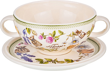 БУЛЬОННИЦА "HERBAL" 19*14*7 СМ 500 МЛ (188-145)