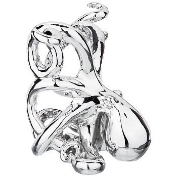 ПОДСТАВКА ДЛЯ БУТЫЛКИ И 2-Х БОКАЛОВ "ОСЬМИНОГ" 23*19*19.5 СМ. СЕРИЯ "DAL MARE" (529-108)