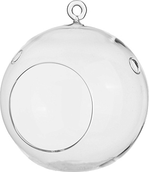 ВАЗА ДЕКОРАТИВНАЯ ПОДВЕСНАЯ ДИАМЕТР=15 СМ. (182-263)