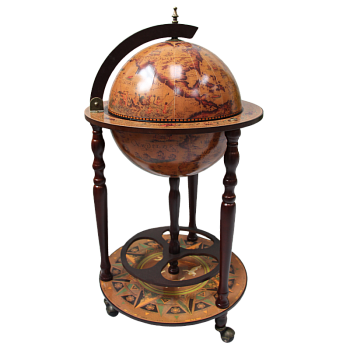 Глобус-бар напольный d 36 JF-MG-36001-RN