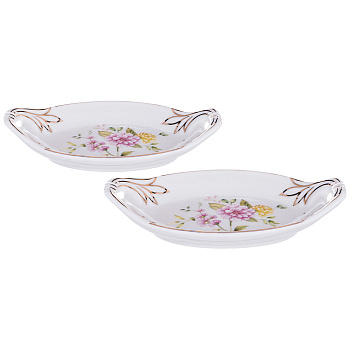 НАБОР БЛЮДЕЦ ДЛЯ ЛИМОНА "ЛУГОВЫЕ ЦВЕТЫ" ИЗ 2 ШТ. 12*7*2 СМ (274-896)