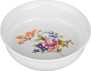 БЛЮДО ДЛЯ ЗАПЕКАНИЯ "МЕЙСЕНСКИЙ БУКЕТ" ДИАМЕТР=16 СМ. ВЫСОТА=4,5 СМ. (606-542)