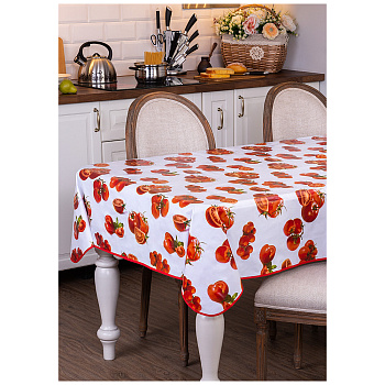 CКАТЕРТЬ 107*152 СМ , PVC (834-077)