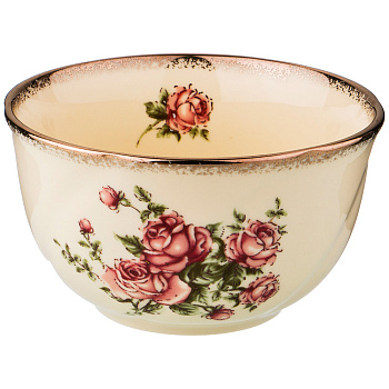 ПИАЛА "КОРЕЙСКАЯ РОЗА" 400 МЛ ДИАМЕТР=11 СМ. ВЫСОТА=6,5 СМ (797-065)