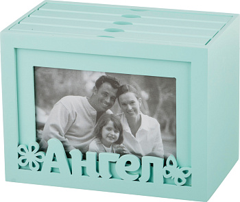 ФОТОБОКС "МОЙ АНГЕЛ" НА 96 ФОТО 15*20*12 СМ. (255-123)