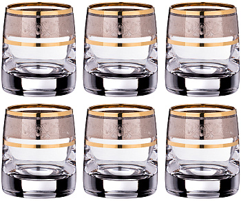 НАБОР СТОПОК ИЗ 6 ШТ. "IDEAL / PAVO" 60 МЛ. ВЫСОТА=6 СМ. (669-052)