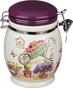 ЕМКОСТЬ ДЛЯ СЫПУЧИХ ПРОДУКТОВ "ПРОВАНС" ВЫСОТА=15 СМ. / 750 МЛ. (358-772)