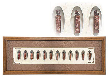 Картина по фен-шуй Двенадцать печаток XMS-132