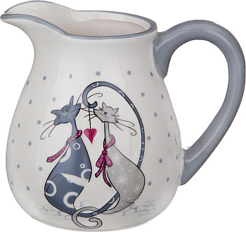 КУВШИН "CAT'S LOVE" 960 МЛ. ВЫСОТА=14 СМ. (230-050)