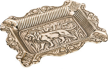 ПЕПЕЛЬНИЦА "ЛЕВ" ДЛИНА=16 СМ ШИРИНА=12 СМ (333-042)