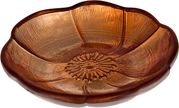 РОЗЕТКА "АНЕМОН ЯНТАРНЫЙ" ДИАМЕТР=11 СМ. ВЫСОТА=2 СМ. (228-060)