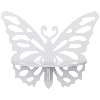 ПОЛКА НАСТЕННАЯ "БАБОЧКА" 35*28*12,5 СМ (460-115)