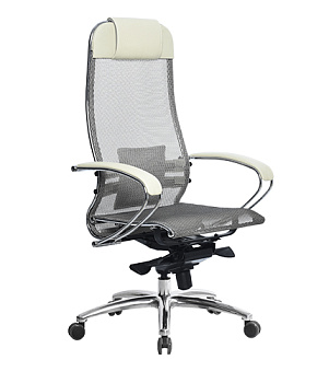 Компьютерное кресло Samurai S-1.03 офисное, цвет бежевый, механизм качания Multiblock