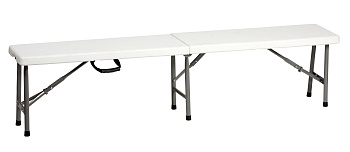 Скамейка складная пластиковая Сатурн 180, полиэтилен высокой плотности HDPE