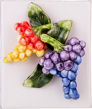 ПАННО НАСТЕННОЕ "ВИНОГРАД" 16*13,5*5 СМ (628-655)