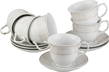 ЧАЙНЫЙ НАБОР НА 6 ПЕРСОН 12ПР. 250 МЛ. (389-269)