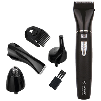 ТРИММЕР С НАСАДКАМИ ДЛЯ БОРОДЫ, НОСА, УШЕЙ, БРОВЕЙ HOTTEK HT-964-100 (964-100)