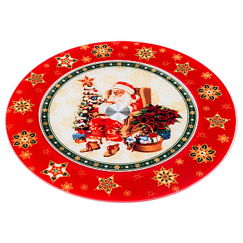 ТОРТОВНИЦА ВРАЩАЮЩАЯСЯ "CHRISTMAS COLLECTION" ДИАМЕТР=32 СМ.ВЫСОТА=3 СМ. (357-129)