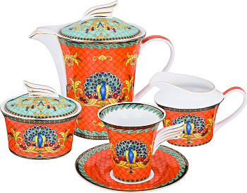 ЧАЙНЫЙ СЕРВИЗ НА 6 ПЕРСОН 15 ПР. 1000/200/250/250МЛ. (215-279)