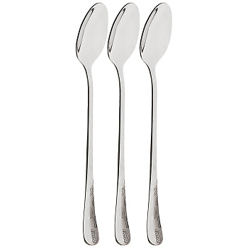 НАБОР ЛОЖЕК ДЛЯ КОКТЕЛЕЙ AGNESS 3 ШТ. ДЛИНА=17 СМ (922-294)