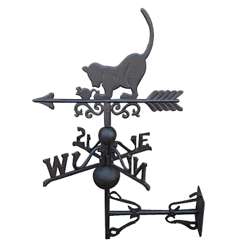 Флюгер садовый Кот YM-WV-709-C