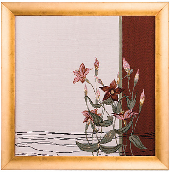 ГОБЕЛЕНОВАЯ КАРТИНА "КОФЕЙНЫЙ НЕКТАР" 53х53 см. (404-1400-09)