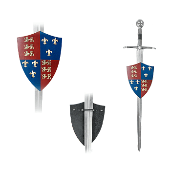 Щит рыцарский Черного принца ( Эдварда, принца Уэльского, 1330 – 1376) AG-881