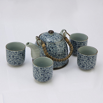 Японская посуда для чая на 4 персоны Весенняя прохлада CC-TP-S-63