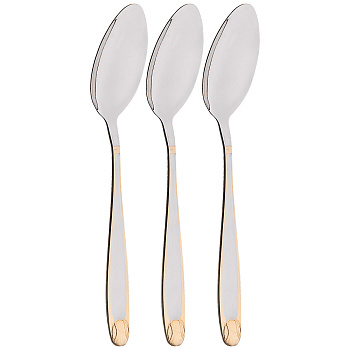 НАБОР СТОЛОВЫХ ЛОЖЕК AGNESS ИЗ 3 ШТ. ДЛИНА=21 СМ (922-282)