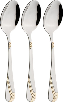 НАБОР СТОЛОВ. ЛОЖЕК AGNESS ИЗ 3 ШТ. ДЛИНА=20 СМ (922-227)