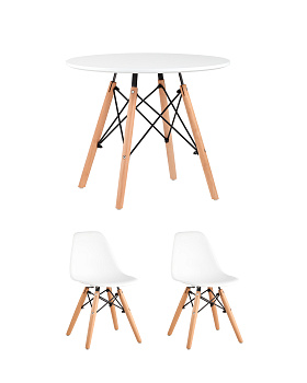 Комплект мебели детский стол Eames и два стульчика