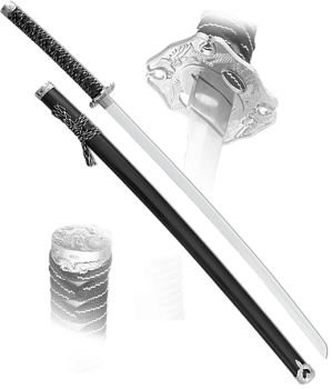 Меч самурайский. Ножны черные D-50024-BK-KA