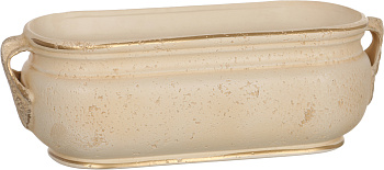 ЦВЕТОЧНИЦА "РОМАНО" СТАРИННАЯ ПЕРСИКОВАЯ 45*19*15 СМ. (742-163)