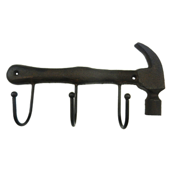 Вешалка настенная  Молоток, 3 крючка YM-HK-40021