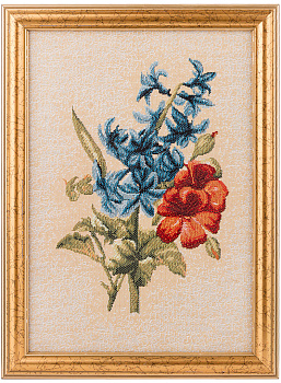 ГОБЕЛЕН "БУТОНЬЕРКА ГИАЦИНТ" 19х25 см (404-818-17)