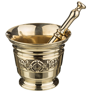 СТУПКА С ПЕСТИКОМ ДИАМЕТР=14 СМ. ВЫСОТА=20 СМ. (333-073)