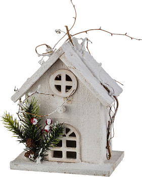 ИЗДЕЛИЕ ДЕКОРАТИВНОЕ "ДОМИК" 15*10*19 CM. БЕЗ УПАКОВКИ (240-031)