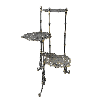 Подставка для цветов металлическая напольная AL-82-322-ANT