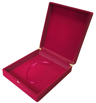 Флокированная подарочная коробка для ключниц 29 х 34 см