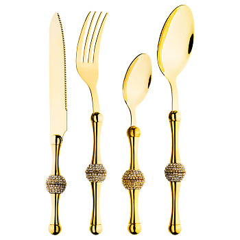 НАБОР СТОЛОВЫХ ПРИБОРОВ 24ПР. ДЛИНА=21,5/19,5/14,5/19 СМ (363-573)