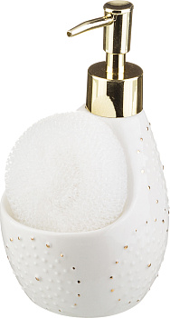 ДОЗАТОР ДЛЯ ЖИДКОГО СРЕДСТВА С ГУБКОЙ ВЫСОТА=17 СМ (437-023)