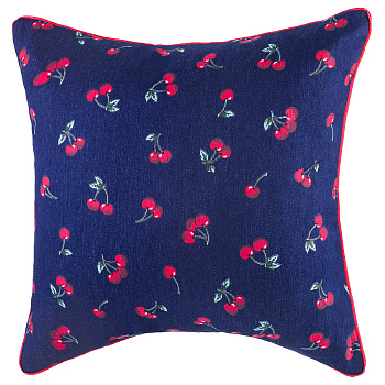 ПОДУШКА ДЕКОРАТИВНАЯ "ДЕНИМ" , 45*45 СМ., 100% ХЛОПОК (850-855-6)