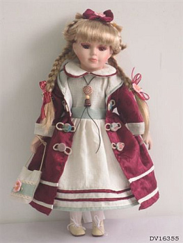 Кукла фарфоровая DV-16355