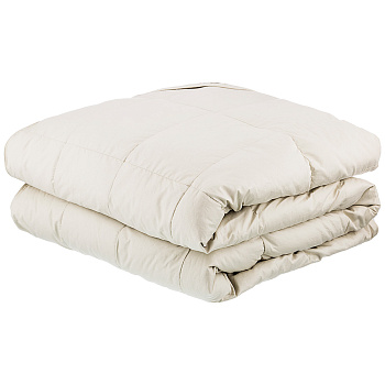 ОДЕЯЛО "ГРАСИАС" 140*205 СМ ВСЕСЕЗОННОЕ  ПУХ СЕРОГО ГУСЯ ПРЕМИУМ,САТИН (810-196)