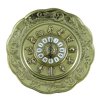 Часы- блюдо металлические AL-82-105