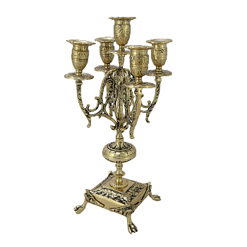 Канделябр Арте Нова  5-ти рожковый, золото BP-14056-D