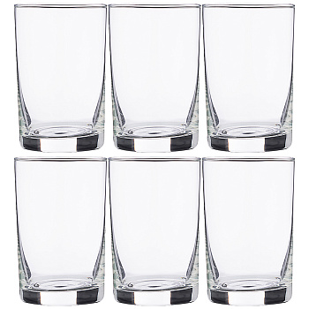 КОМПЛЕКТ СТАКАНОВ ТОНКОСТЕННЫХ ДЛЯ ПОДСТАКАННИКОВ ИЗ 6 ШТ. (386-1058)