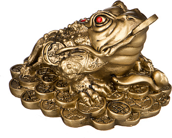 ФИГУРКА "ЖАБА ДЕНЕЖНАЯ" 10,7*9,3*6,7 СМ (156-539)